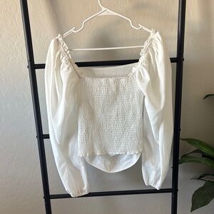 Elegant White Women's Top